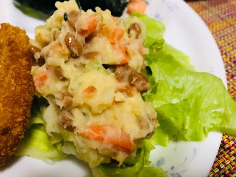 漬物de納豆ポテサラ